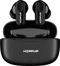 HOPPUP AirDoze S51 Earbuds with 50H PlayTime, 40MS Low Latency, AI ENC & 5.4v Bluetooth Headset (Black, True Wireless)