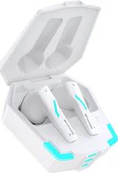 HOPPUP Predator Xo4 Gaming Earbuds (White, TWS)
