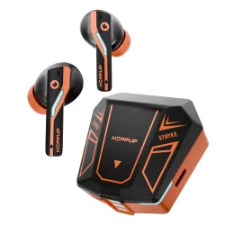 HOPPUP Stryke S2 Gaming Earbuds, 35ms Low Latency, Bluetooth v6.0, 13mm Drivers, 60H Playtime, RGB LED, Type-C Fast Charging, TWS Wireless Earphones with Mic