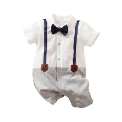 Hopscotch Boys Cotton Romper