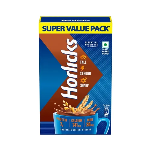 Image of Horlicks Chocolate Nutrition Drink 1 kg Refill Pack