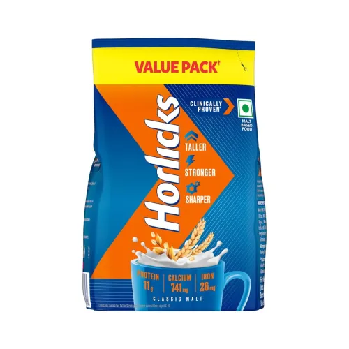 Image of Horlicks Health & Nutrition drink - 750 g Refill Pack