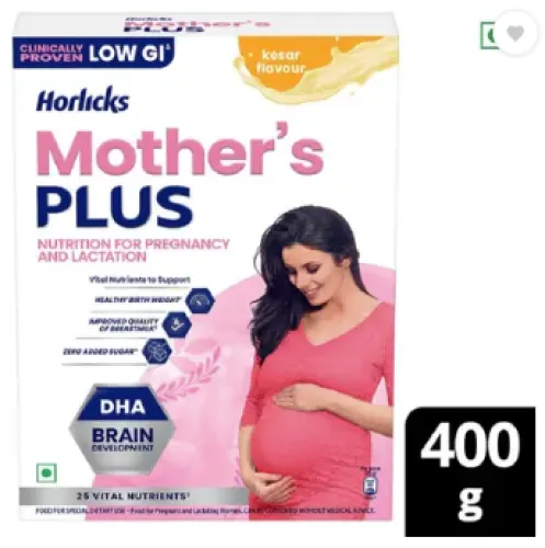 Image of Horlicks Mother's Plus Kesar Flavour (400 g)