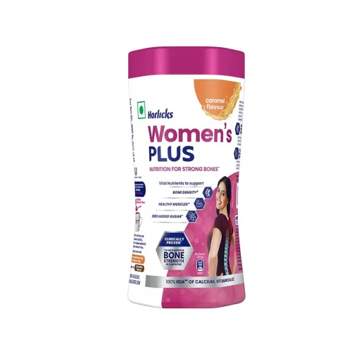 Image of Horlicks Women's Plus Caramel Nutrition Drink 400 g Jar