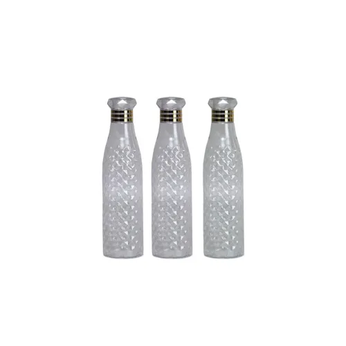 Image of HORNBILLS DIAMOND Fridge Water Bottle Set of 6-1000ml Each|Food Grade,Freezer Safe,Unbreakable|Ideal for Office,Gym,Scho