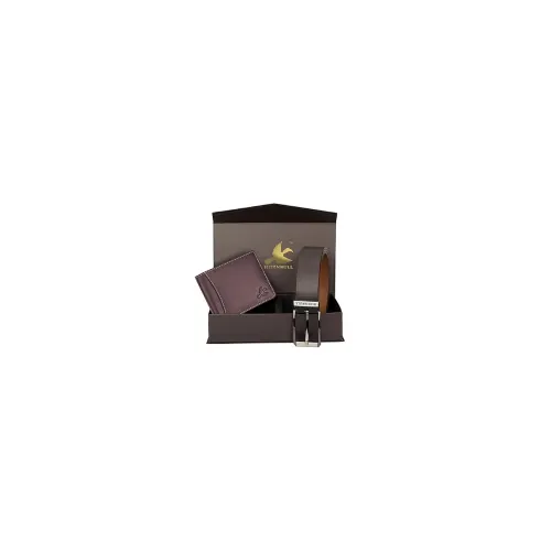 Image of HORNBULL Wallet for Men | Brown Wallet and Belt Gift Hamper for Men | Leather Wallets for Men | Men’s Combo Gift Set