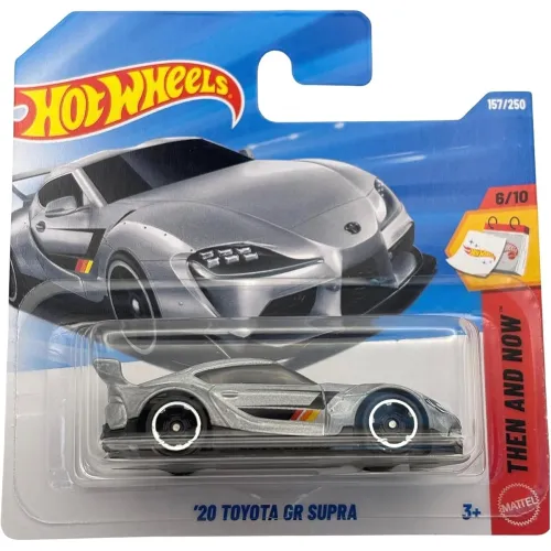 Image of Hot Wheels 20 Toyota GR Supra 6/10 (Silver)