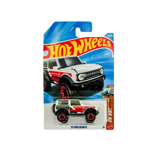 Image of Hot Wheels 21 Ford Bronco HW Hot Trucks Ages 3 and Up By Small CLAP (Grey)