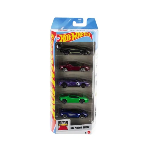 Image of Hot Wheels Car 2025 HW Motor Show Pack of 5