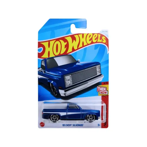 Image of Hot Wheels Chevy Silverado toy car