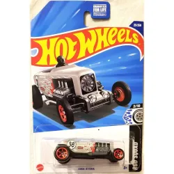 Hot Wheels Max Steel Grey Die-Cast Car, Rod Squad 2/10, 25/250