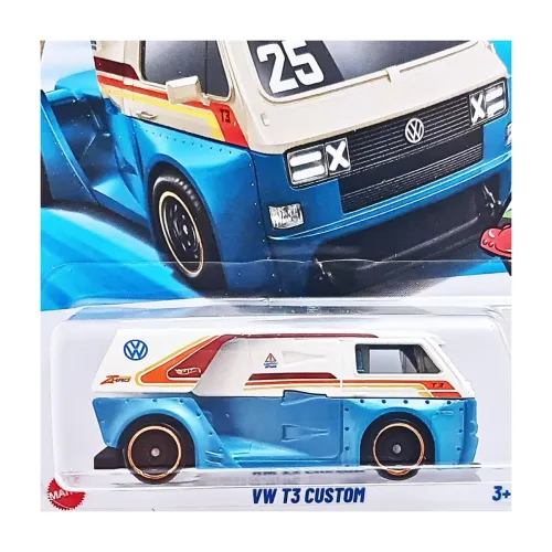 Image of Hot Wheels 1:64 VW T3 Custom Peak Pursuit Ages 3 and Up 19/250 (Yellow)
