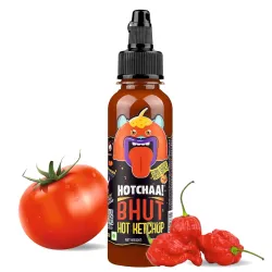 HOTCHAA Bhut Hot Ketchup 170g - Smoky Bhut Jalokia, Bold, Tangy, All in 1