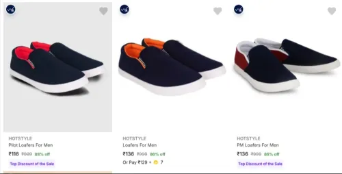 Image of HOTSTYLE Men’s Casual Shoes at minimum 88% Discount