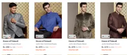 House of Pataudi Mens Bandhgala Blazer up to @ ₹75% Discount
