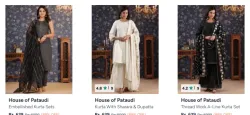 House of Pataudi women kurta's up to 89% Discount