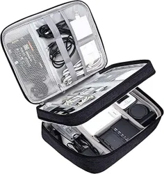 House of Quirk Portable Cable Storage Case Black