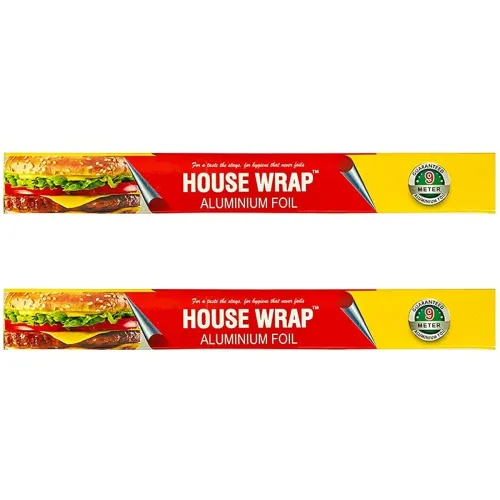 Image of House Wrap Aluminium Foil 18 Meters Total for Food Packing