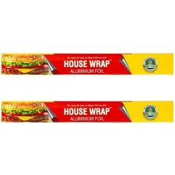 House Wrap Aluminium Foil 18 Meters Total for Food Packing