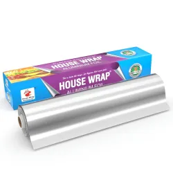 House Wrap Aluminium Foil Paper 72m for Food Packing Cooking Baking