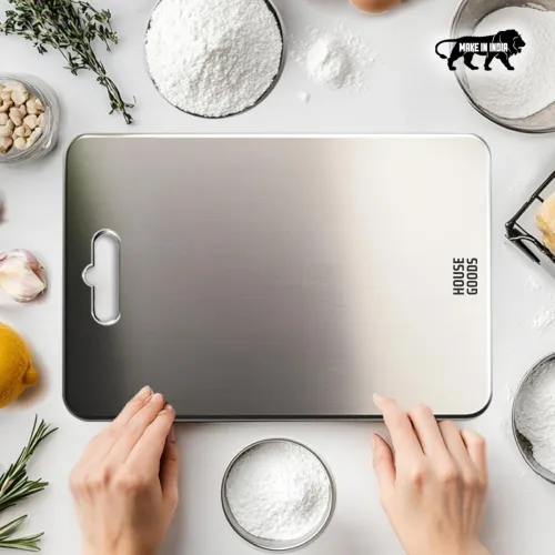 Image of HOUSEGOODS Steel Chopping Board 