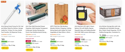 Image of Household Item Starting @ ₹99 