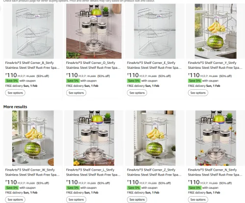 Image of Household Kitchen Accessories Starting @ ₹110