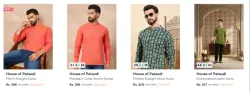 House of Pataudi Clothing For Men at minimum 73% Discount