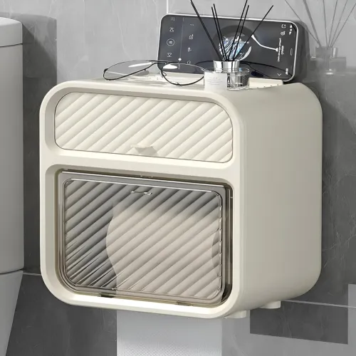 Image of House of Quirk Water-Resistant Organizer – Beige