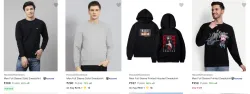 Houseofcommon Mens Sweatshirts upto 82% Discount