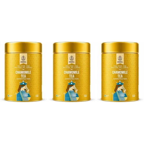 Image of House of Hindraj Chamomile Rani Herbal Loose Tea 25 g Organic, Whole Chamomile Flowers, 100% Natural & Organic Ingredien