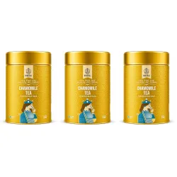 House of Hindraj Chamomile Rani Herbal Loose Tea 25 g Organic, Whole Chamomile Flowers, 100% Natural & Organic Ingredien