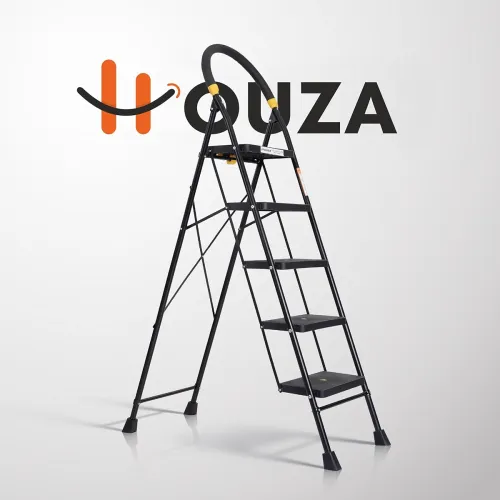 Image of Houza 5 Step Steel Eco Ladder for Home with 5-Years Warrenty