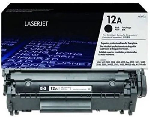 Image of HP LASERJET TONER CARTRIDGE 12A FOR LASERJET 1020 Printer series Black Ink Toner