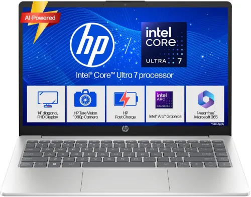 Image of HP 14 AI PC i7 Ultra 7 Laptop