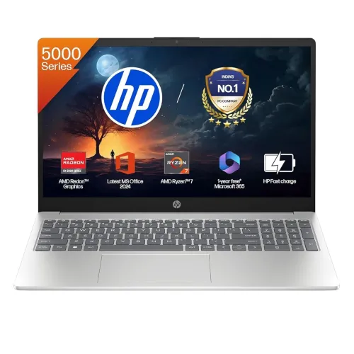 Image of HP 15 Ryzen 7 FHD 5825U Laptop (16GB DDR4, 512GB SSD)