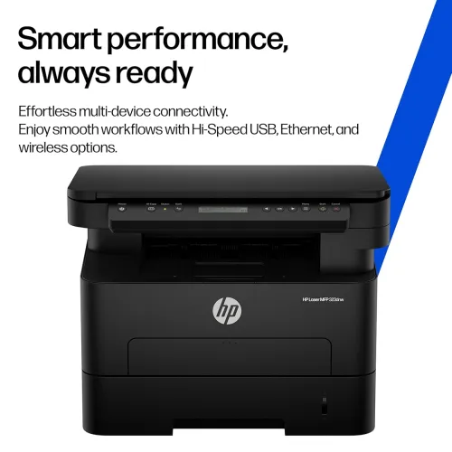 Image of HP 323dnw Auto Duplex WiFi Laser Printer (New Launch), Print Scan Copy, LCD Display, 30 PPM, 256 MB Memory, Black