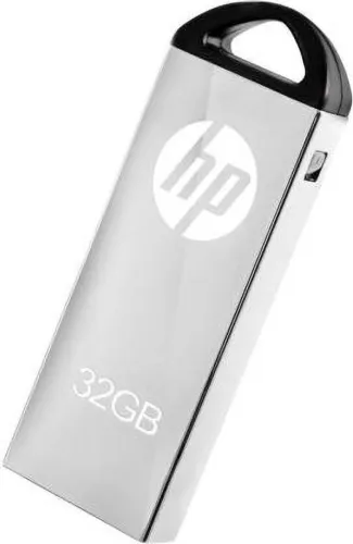 Image of HP 32GB USB 2.0 Metal Pen Drive – Silver