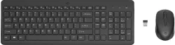 HP 330 Wireless Keyboard & Mouse Combo (Black, 2.4GHz, 1600 DPI)