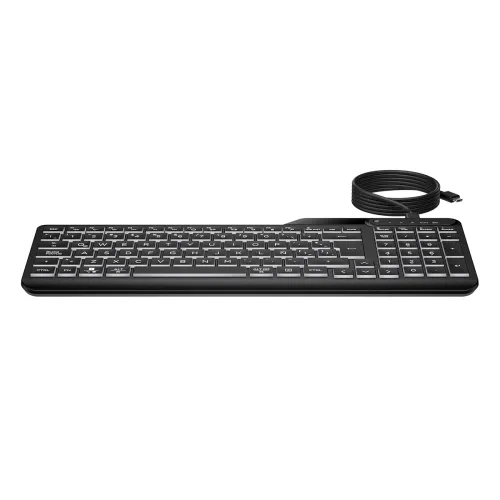 Image of HP 400 Backlit Wired Keyboard (7N7C0AA)