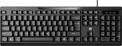 HP AB3C9AA Wired USB Standard Multi-device Keyboard