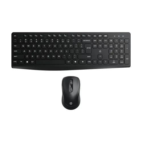 Image of HP CS10 G2 Wireless Mouse and Keyboard Combo, Full-Size Ergonomic Design