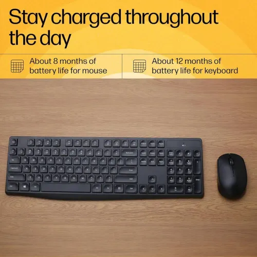 Image of HP CS10 Wireless Standard Multi-device Keyboard Compatible