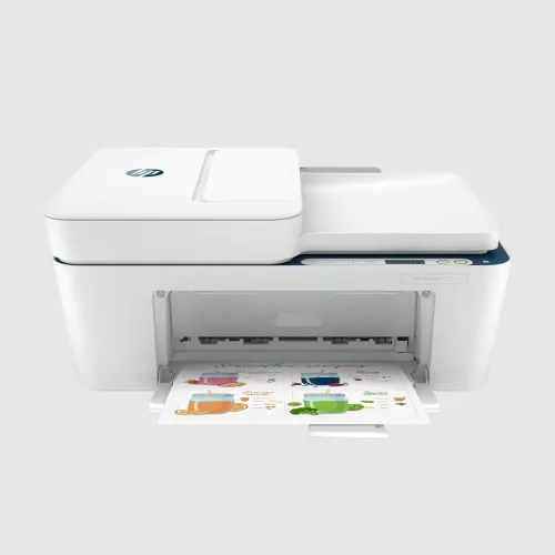 Image of HP Deskjet 4123 Printer, Automatic Document Feeder, Copy, Scan, USB, Simple Setup Smart App, Ideal for Home.
