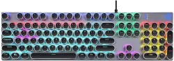 HP GK400Y Mechanical Gaming Keyboard Wired USB Standard Gaming Keyboard Compatible with Desktop, Laptop, Mac (Black)