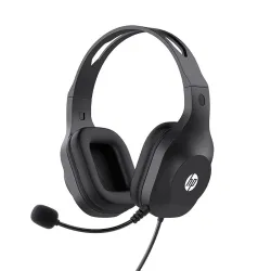 HP H120 Stereo USB Headset, Plug-and-Play USB-A, Built-in Noise-canceling mic