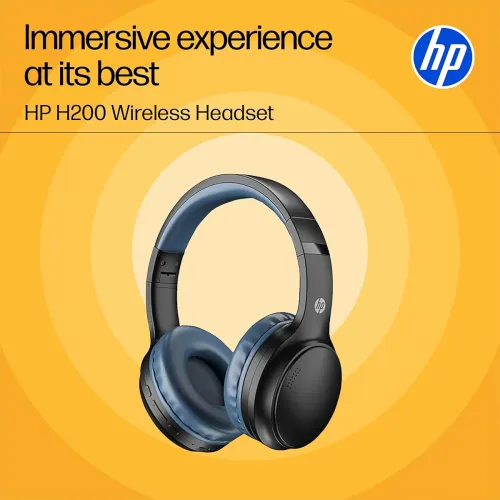 Image of HP H200 On Ear Wireless Headset, Black