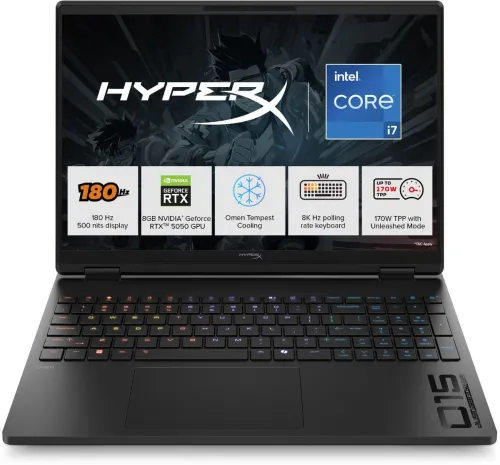 Image of HP HyperX Omen Intel Core i7 14th Gen 14650HX - (24 GB/1 TB SSD/Windows)