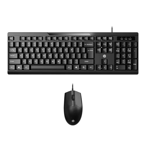 Image of HP KM120 Wired Mouse and Keyboard Combo 