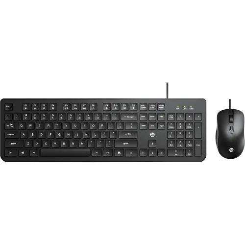 Image of HP KM190 Wired Mouse and Keyboard Combo (AB3D3AA)